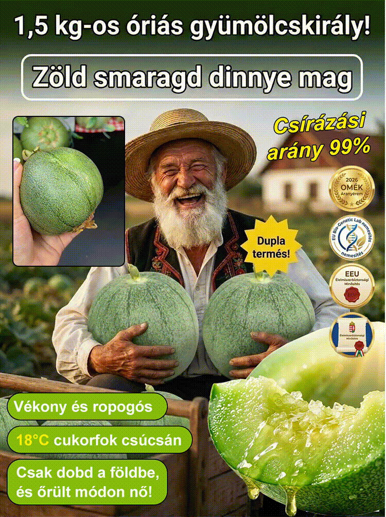 【Méznél is édesebb】Zöld smaragddinnye magok